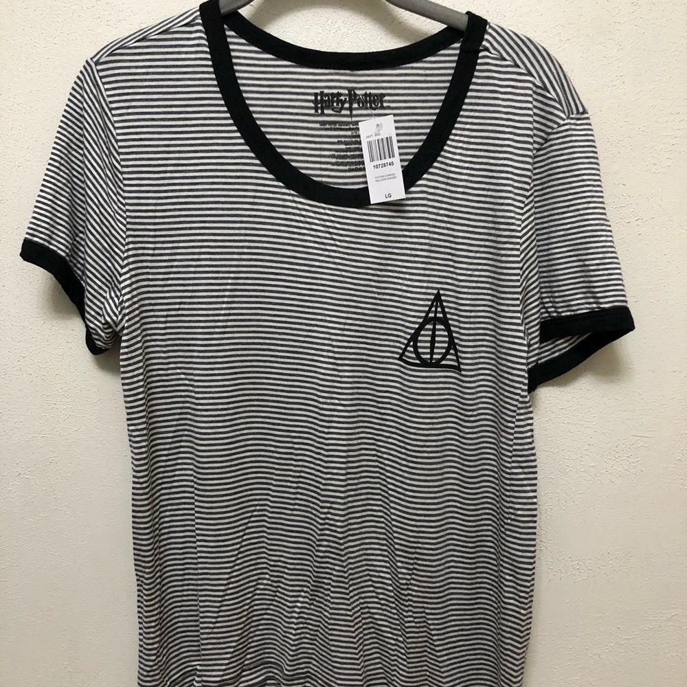 NWT Harry Potter Deathly Hallows Tee